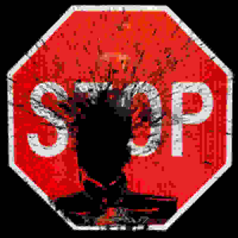 stop sign art