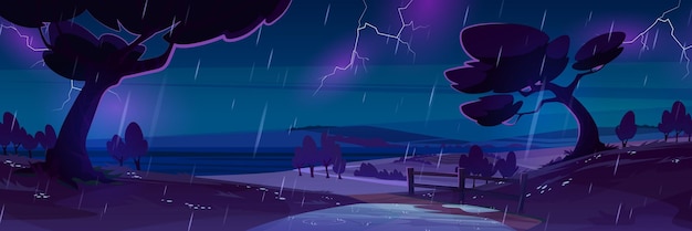 storm cliparts nigth