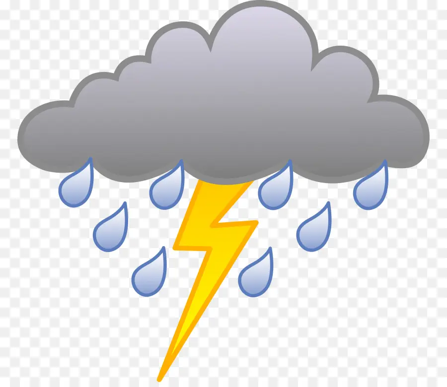 Storm Cloud - Storm Cloud with Lightning and Rain - CleanPNG / KissPNG