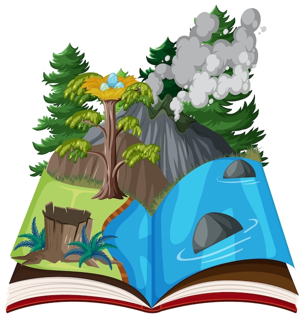 storybook forest cliparts