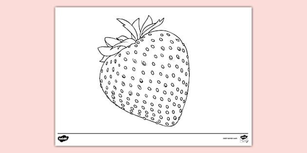 strawberry coloring