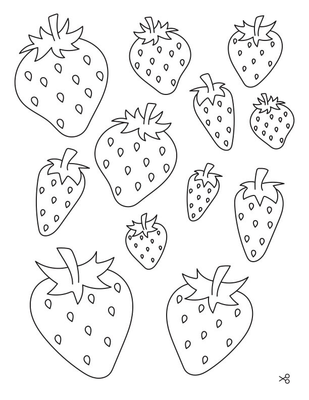 strawberry coloring