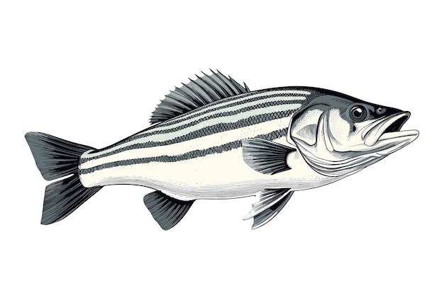 striped bass cliparts