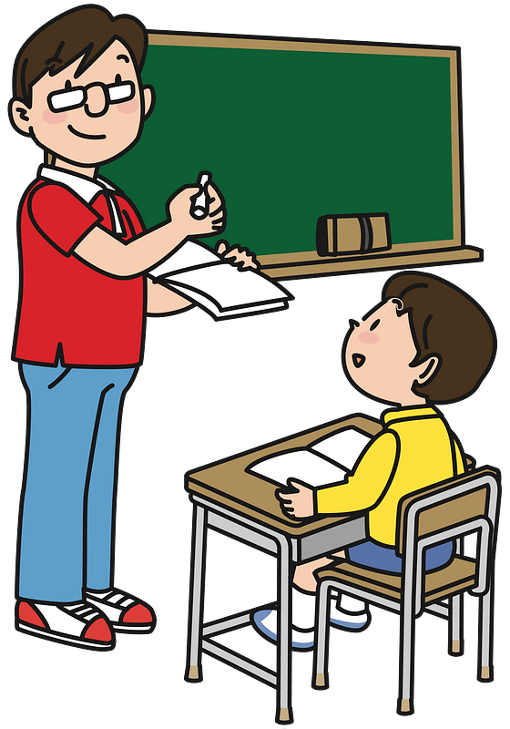 Teacher and student - Free vector clipart images on clipart library.com