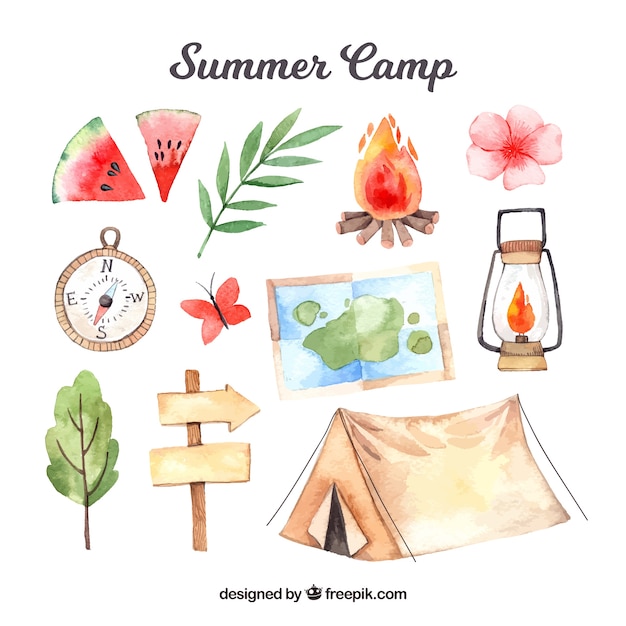 summer adventure cliparts