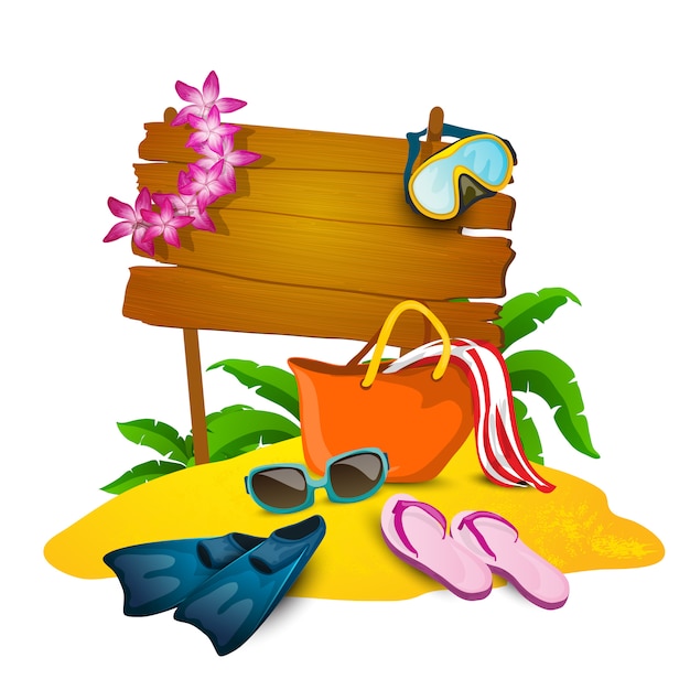 summer adventure cliparts