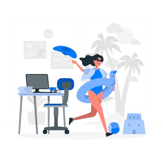Summer Work Vectors &amp; Illustrations for Free Download | clipart library