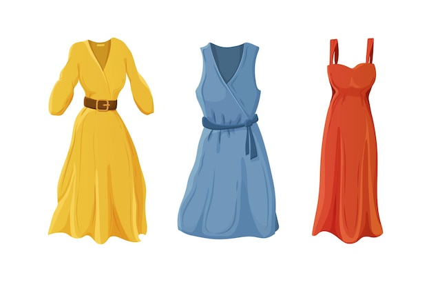 sun dress cliparts
