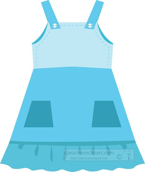 Fashion Clothing Clipart-girls sun dress clipart