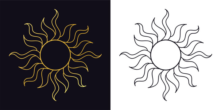 Sun Line Art Images – Browse 478,747 Stock Photos, Vectors, and ...