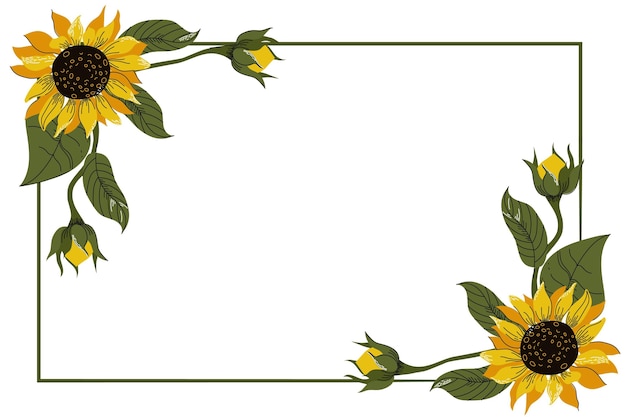 sunflower background cliparts