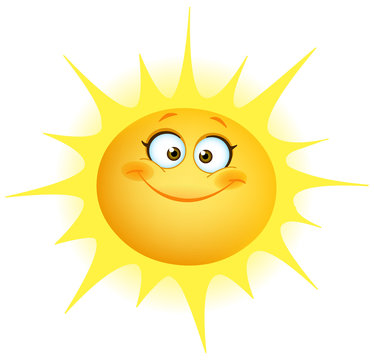 sunny face cliparts