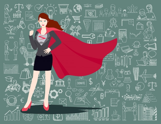 super businesswomans