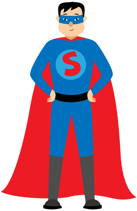 super heros clipart