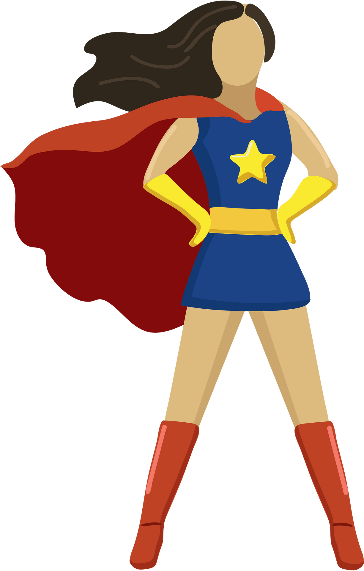 supergirl superwoman cliparts