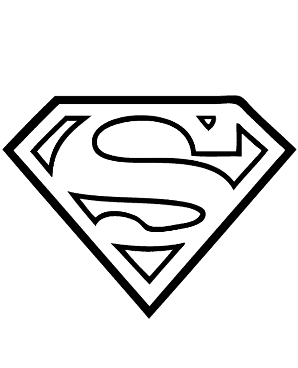 superman logo printable free