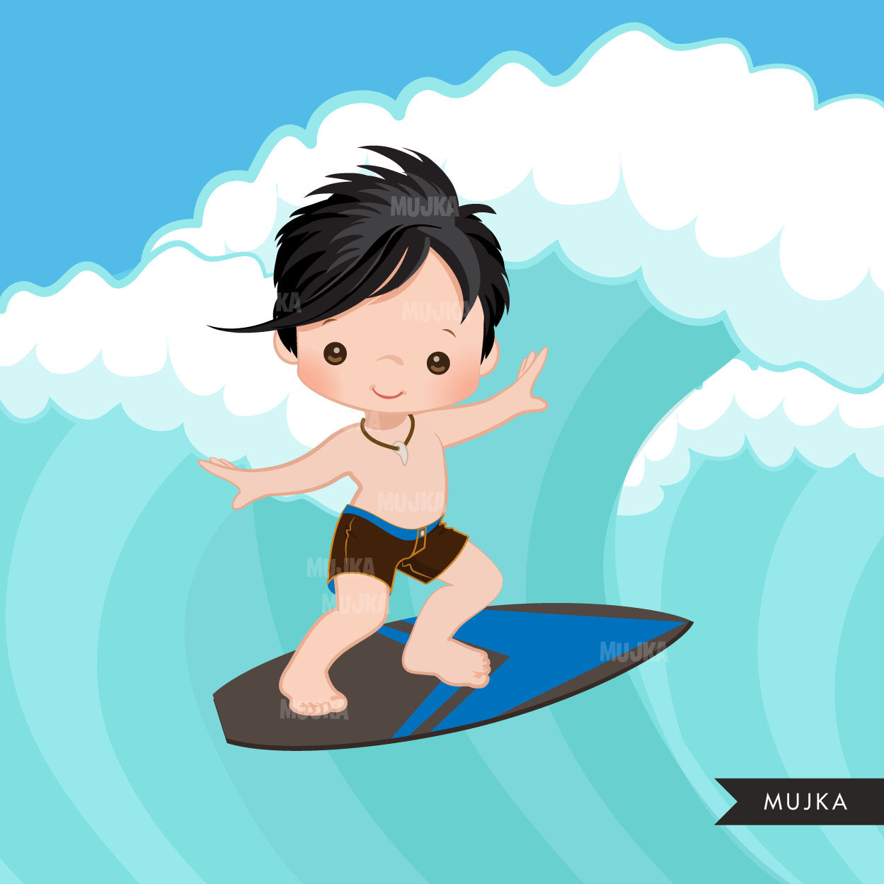 surfer cliparts
