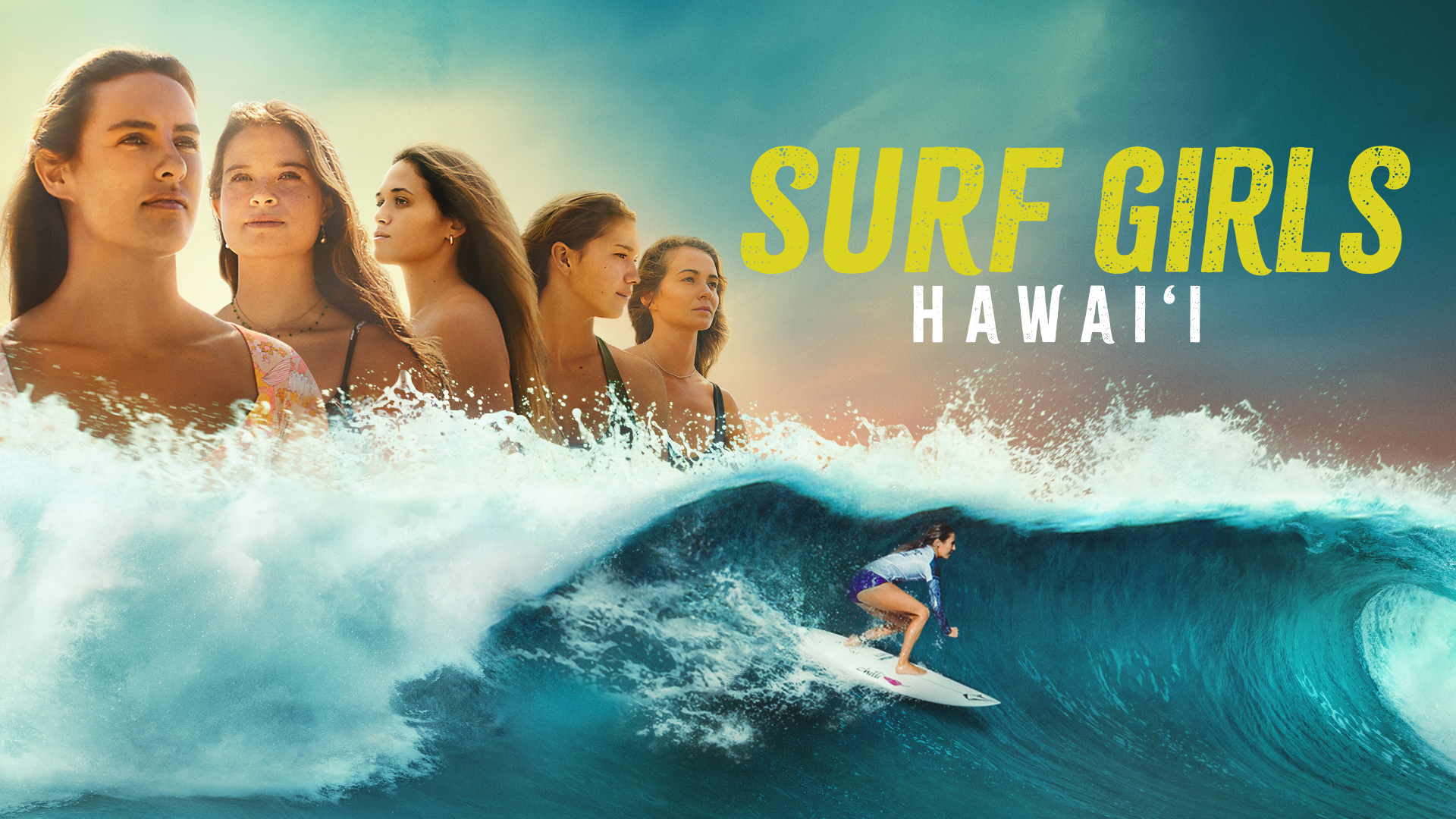 surfing girls
