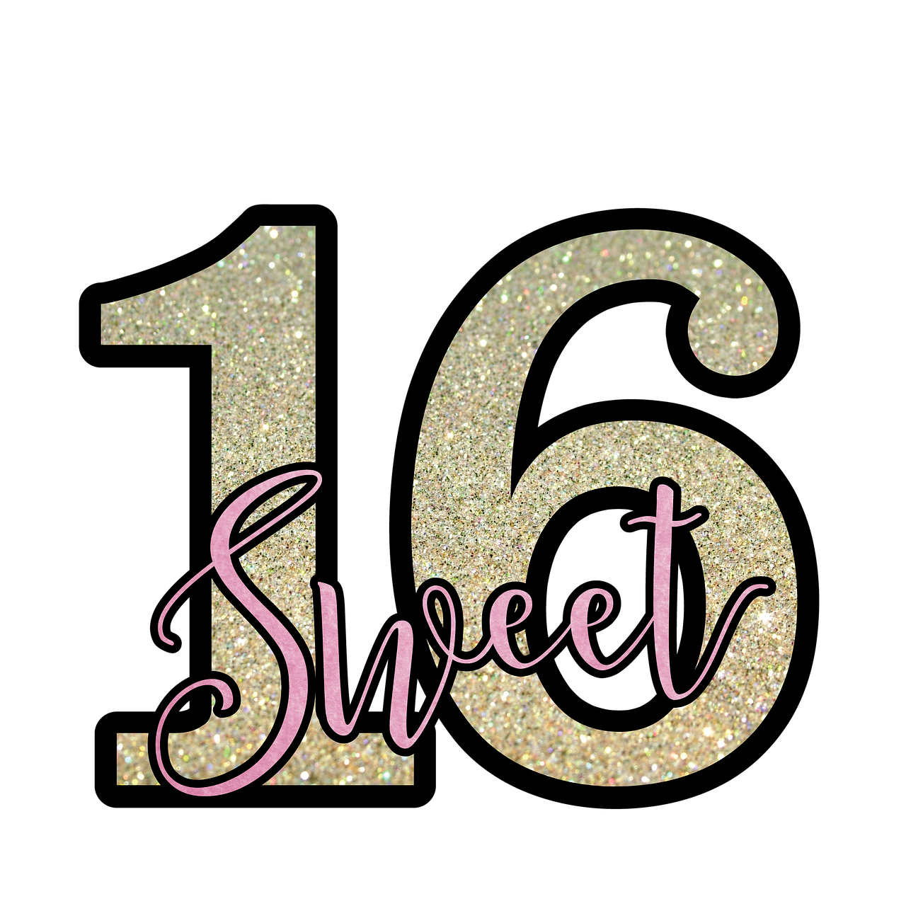 sweet sixteen clipart
