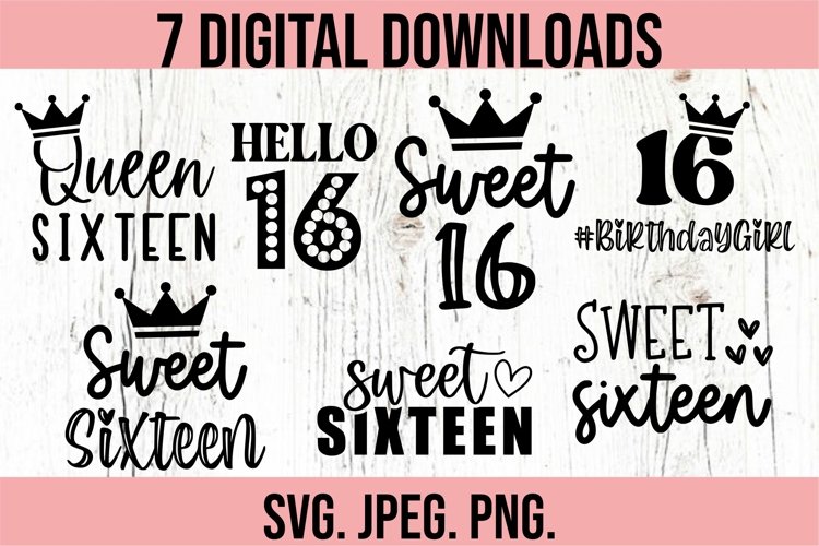 sweet sixteen clipart