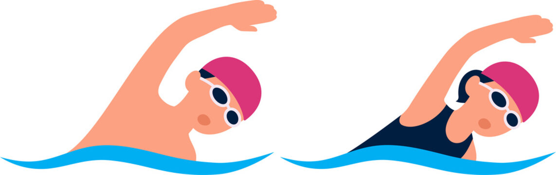 swim cliparts