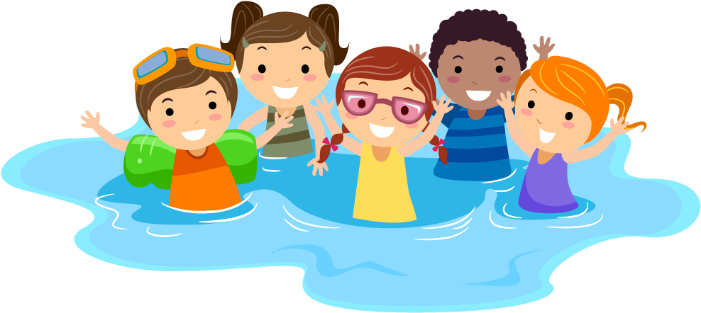 swimming people cliparts