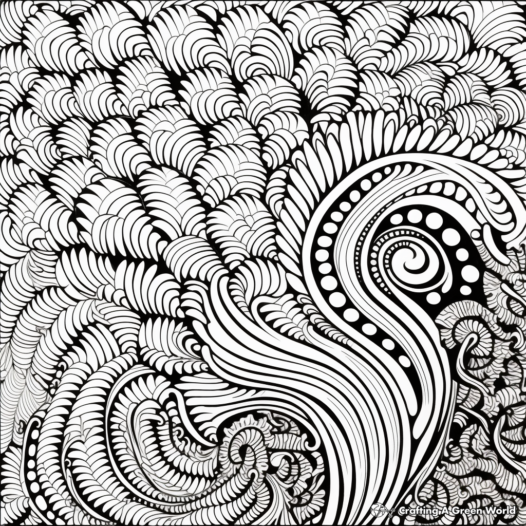 Swirl Coloring Pages - Free &amp; Printable!