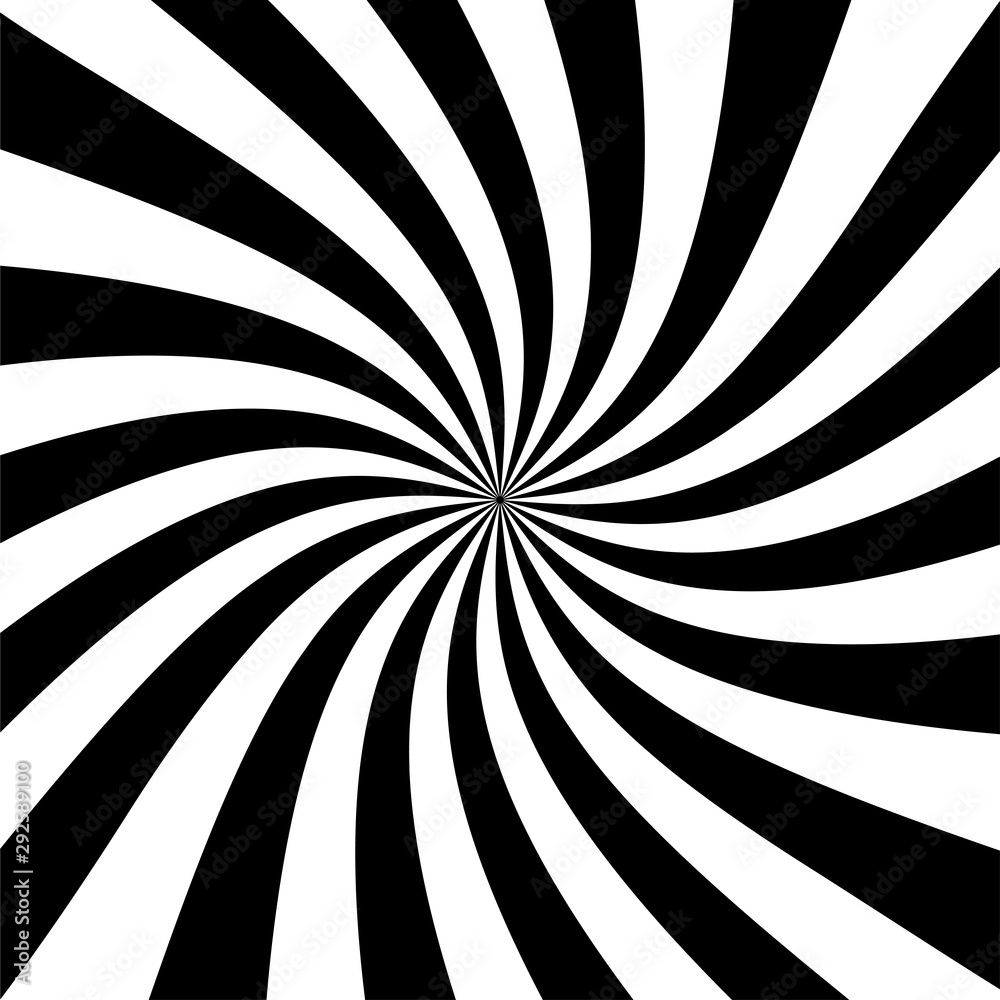 Stock-Vektorgrafik „Swirl background, rotating spiral, retro ...