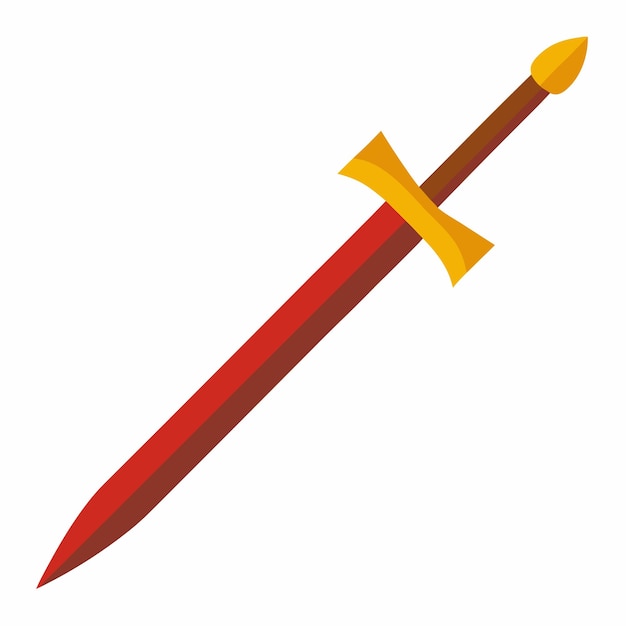 Sword clipart design vector | Premium AI-generated vector