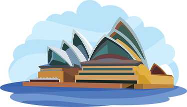 Australia Clipart-australia sydney opera house clipart
