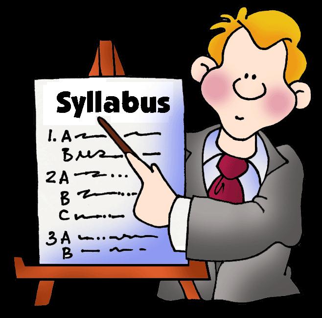 syllabus cliparts
