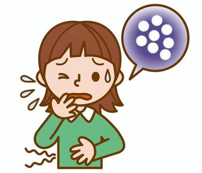 Free Vectors | Symptoms of norovirus