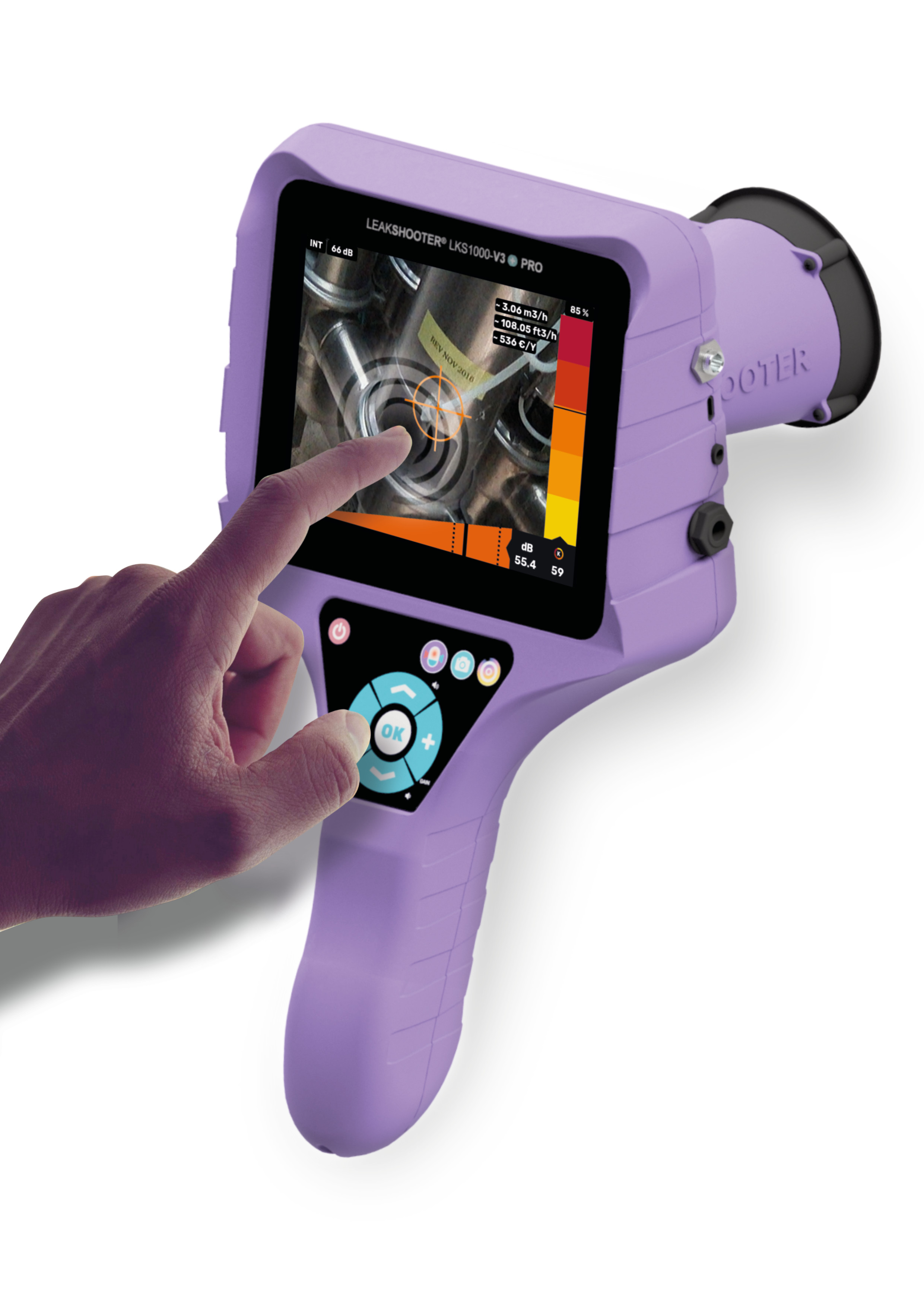 Synergys LeakShooter (Touchscreen) Ultrasonic Leak Detector V3T+ ...