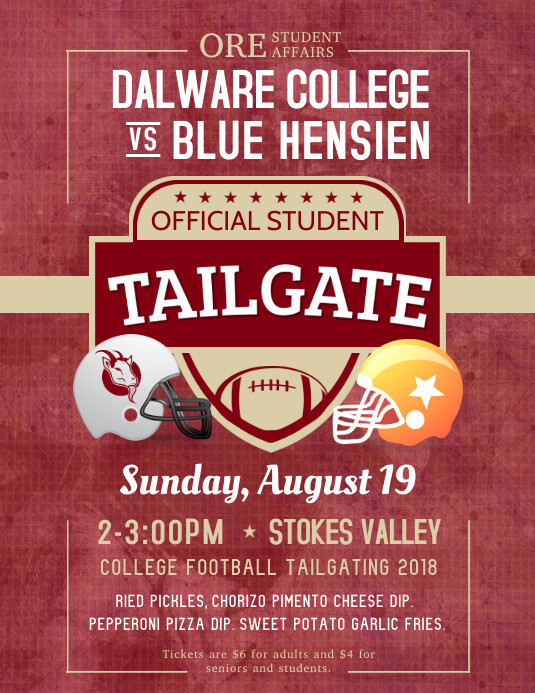 tailgate flyers