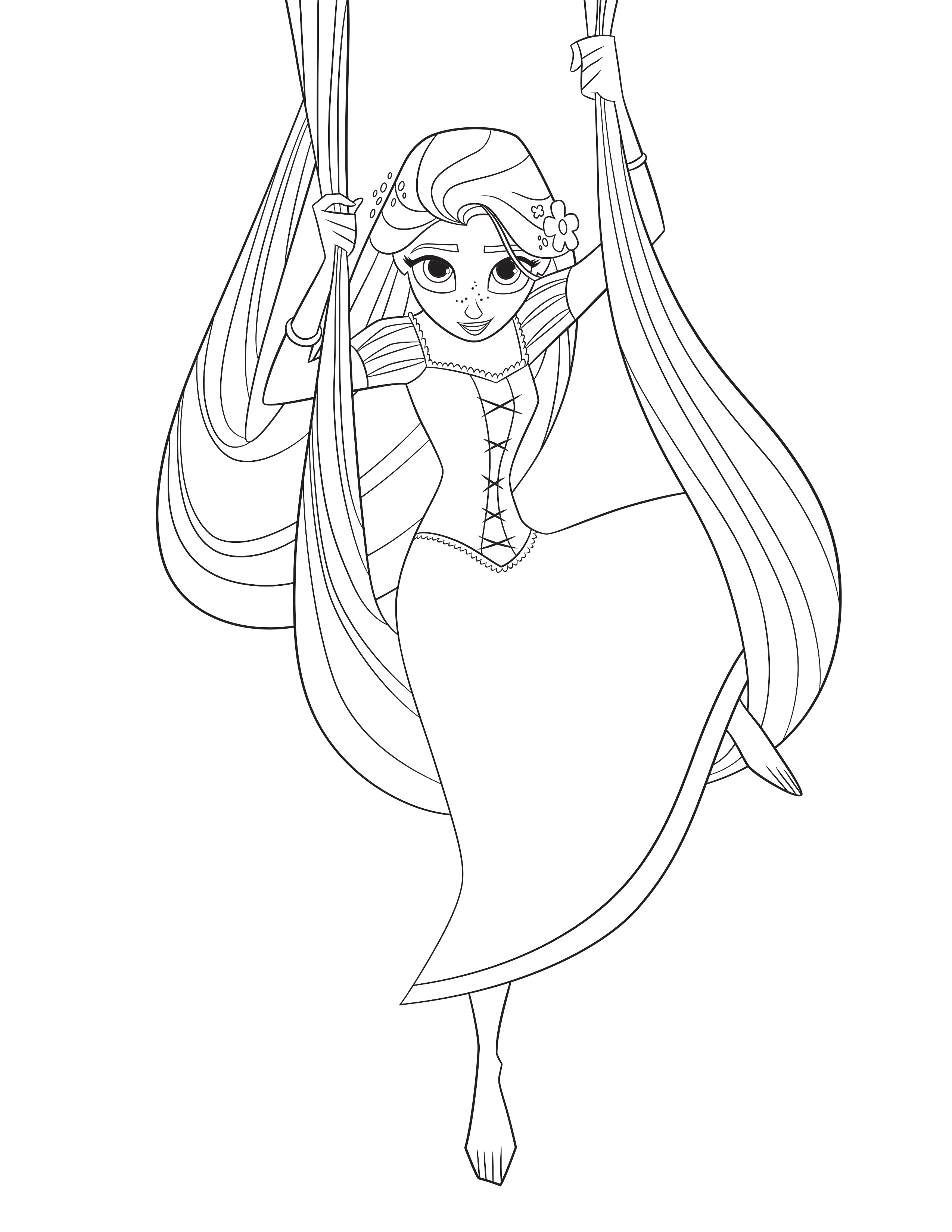 tangled pictures to color