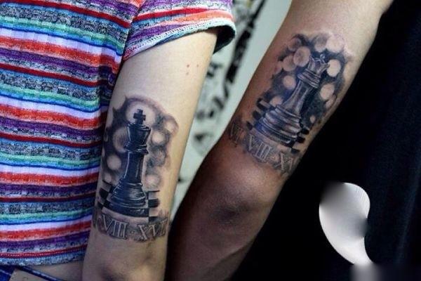 tattoos of chess pieces