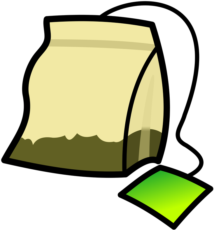 Tea bag PNG transparent image download, size: 734x789px