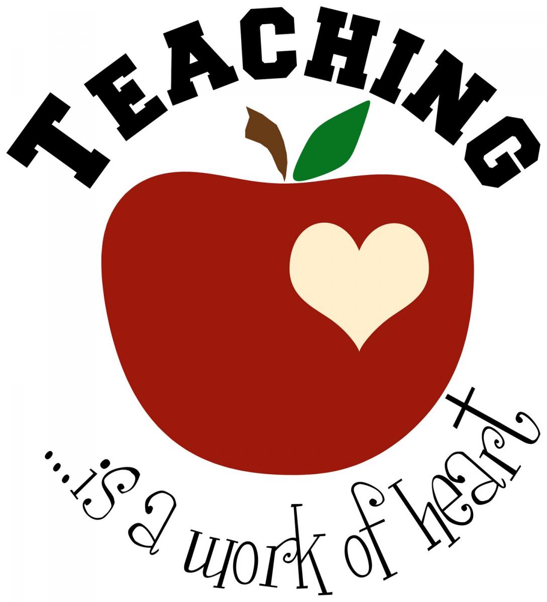 teacher apple cliparts