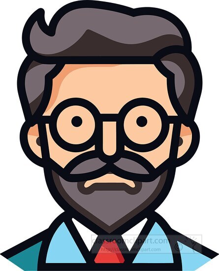 School Clipart-male teacher icon clip art