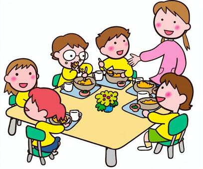 teacher eating cliparts