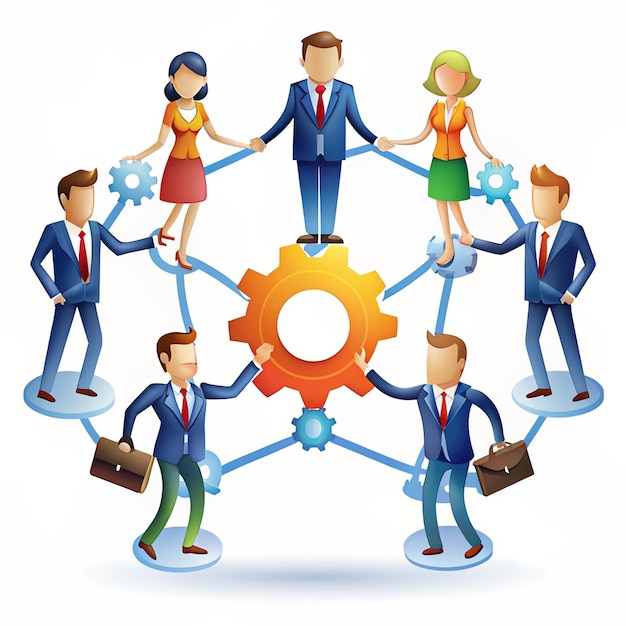 Teamwork in Action | Premium AI-generated image