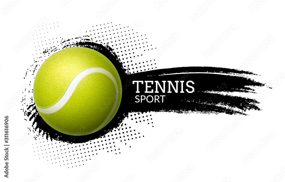 tennis ball graphic