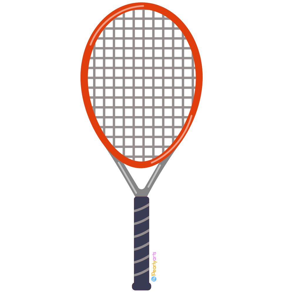 tennis racket clipart