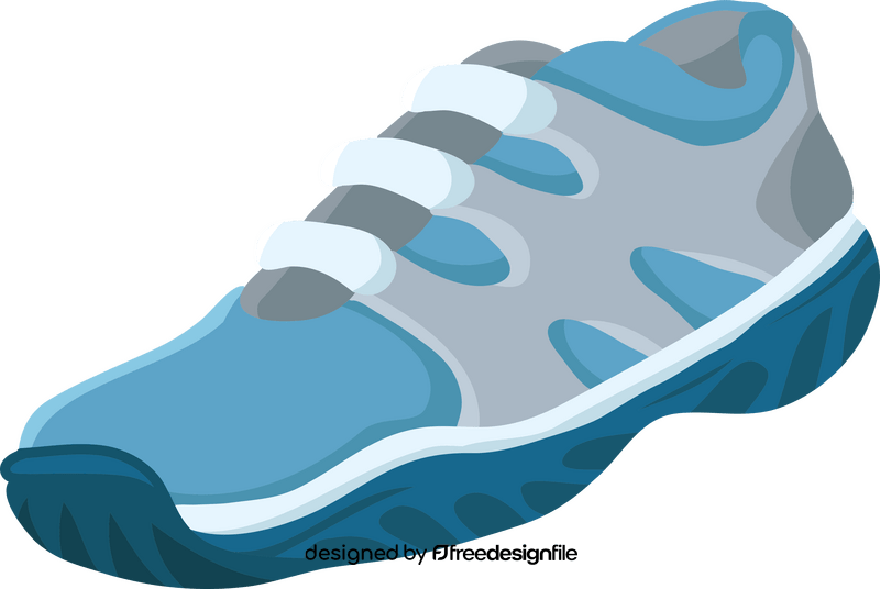 tennis shoe clipart