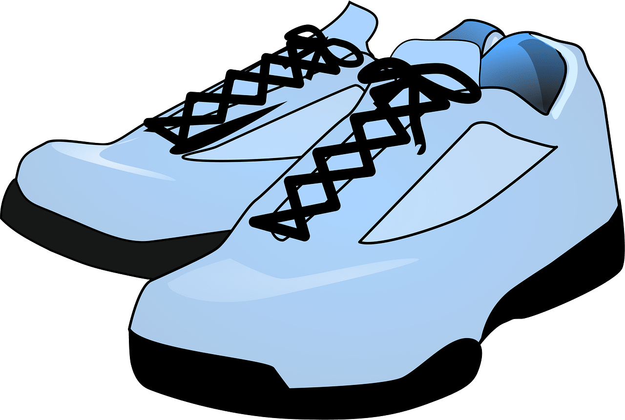 tennis shoe clipart