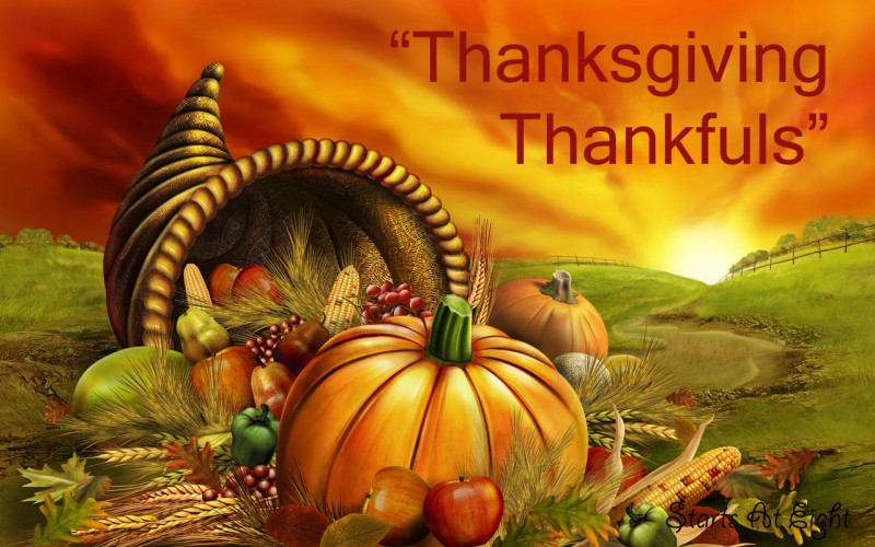 Thanksgiving Thankfuls ~ 11-1-10 - StartsAtEight