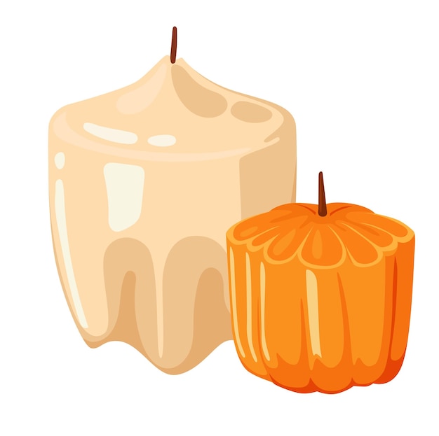 thanksgiving candle cliparts