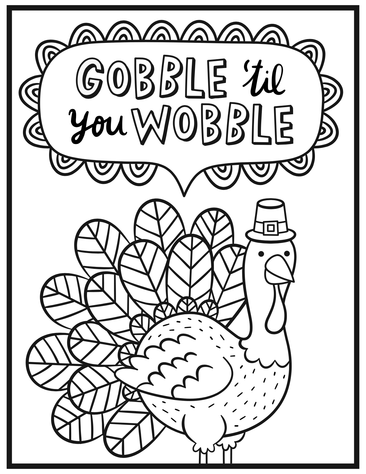 thanksgiving coloring pages for adults