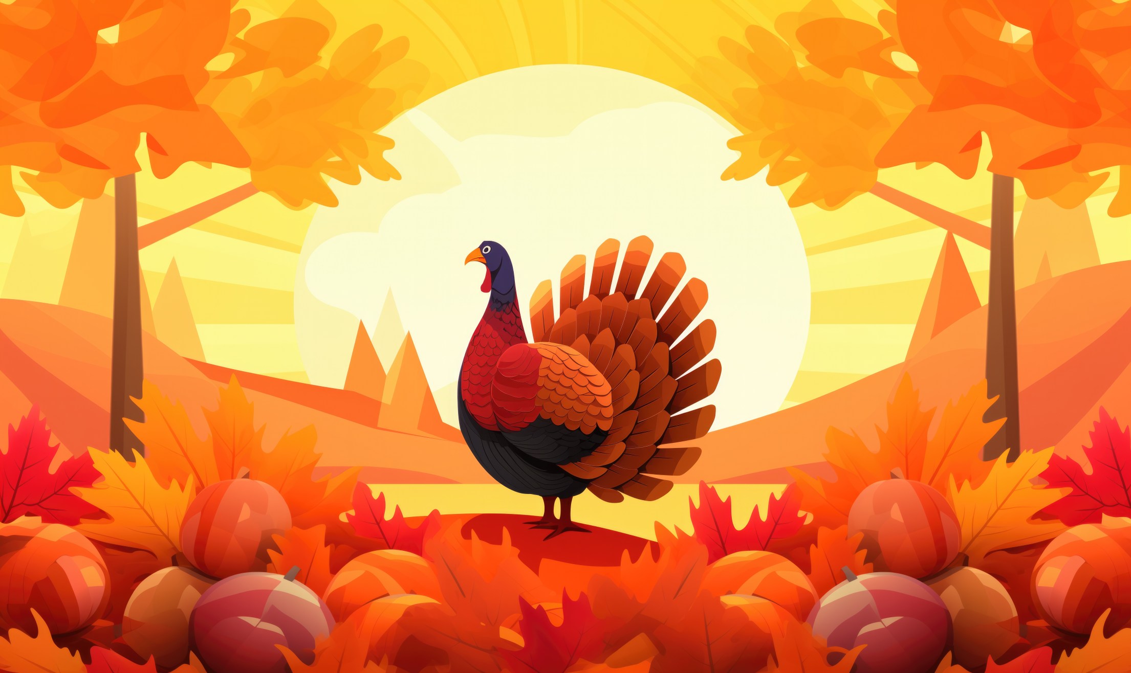 Thanksgiving turkey cartoon funny turkey clipart
