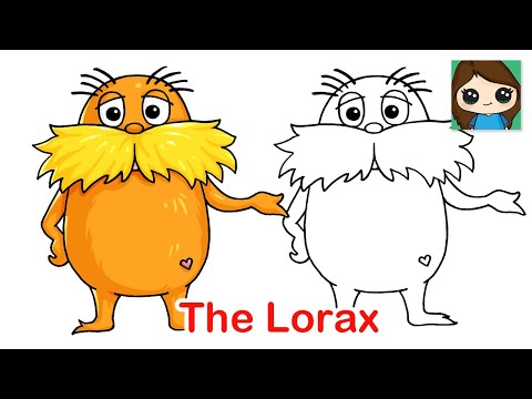 How to Draw The Lorax Easy | Dr. Seuss - YouTube